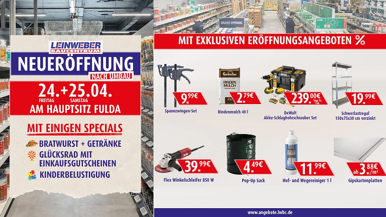 24.04+25.04 Fulda Neuer&ouml;ffnung