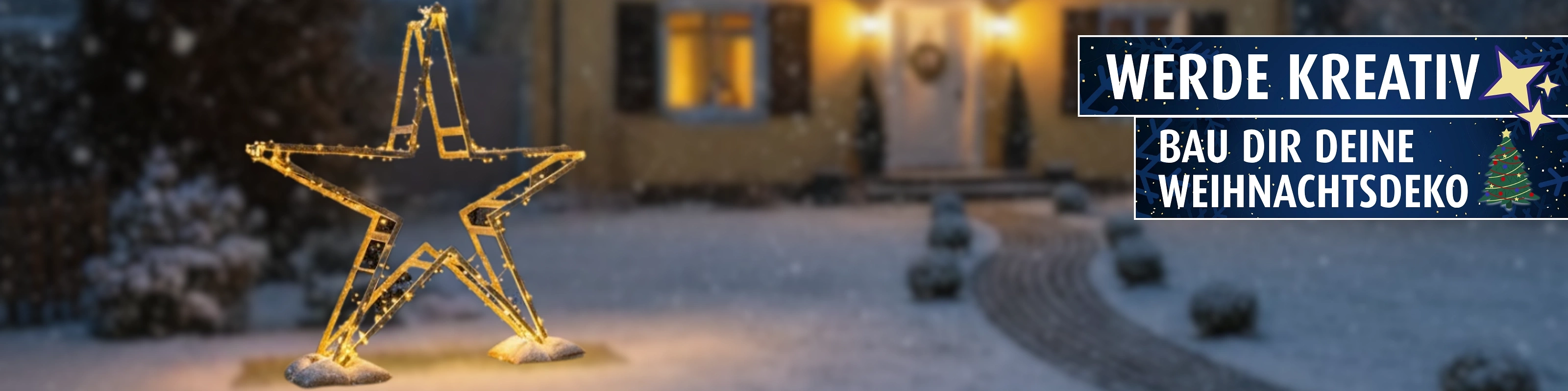 Werde Kreativ und bau dir deine Weihnachtsdekoration