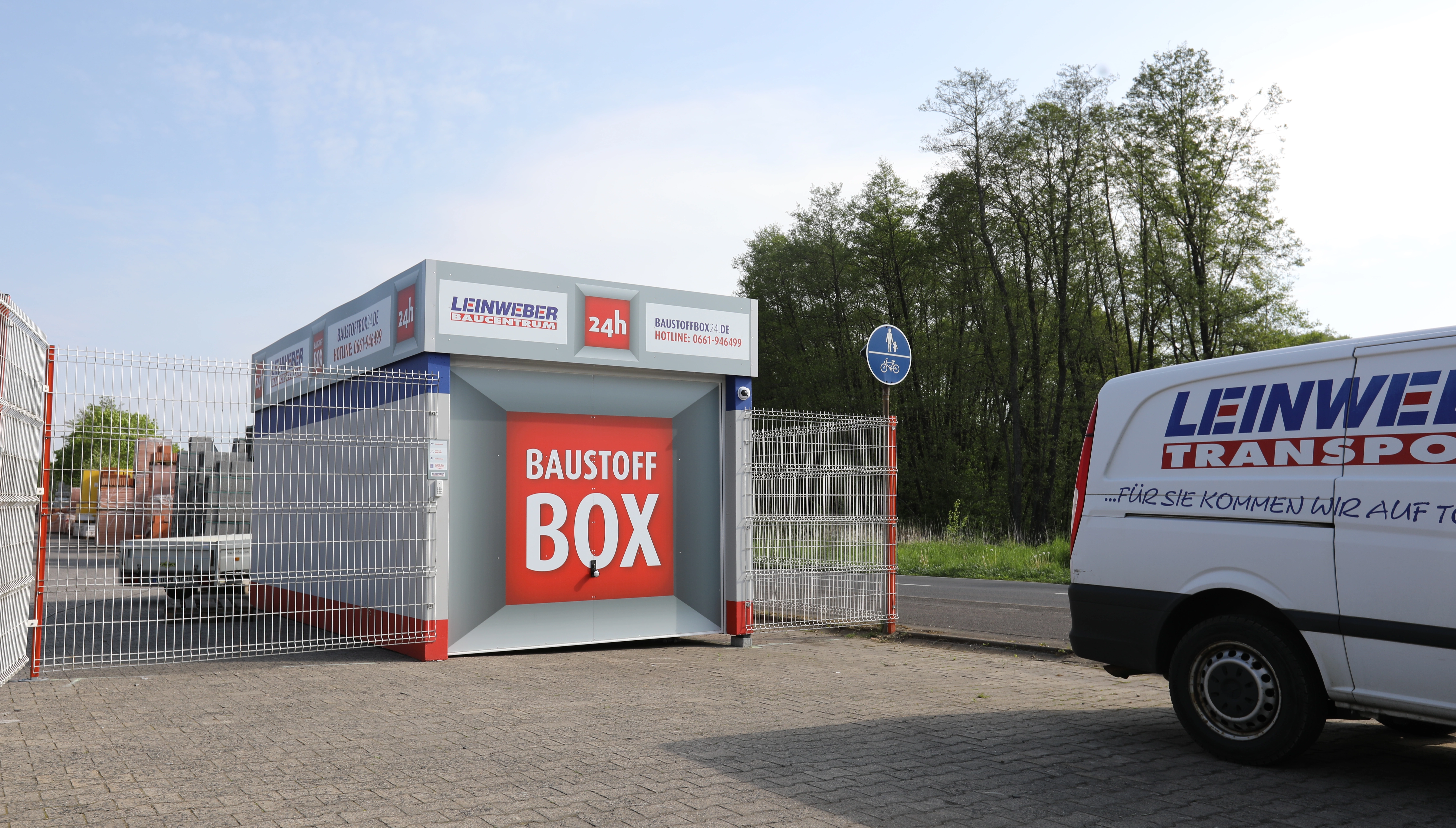 Baustoffbox geschlossen