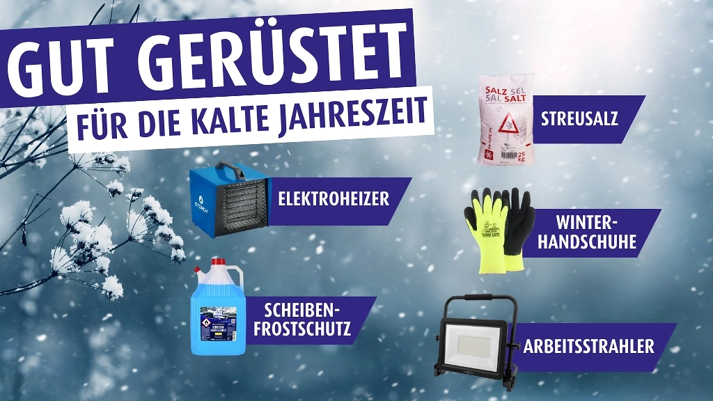 gut gerüstet Aktion