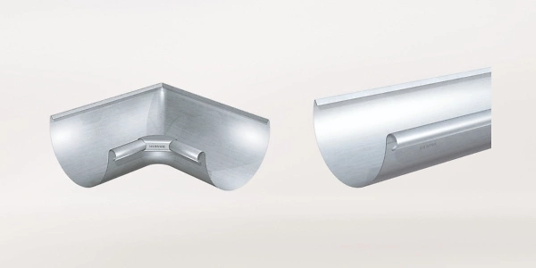 Dachrinnen Zink Dachrinne 600x300px