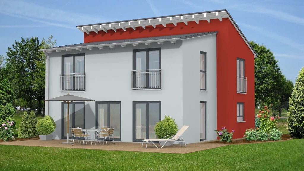 Modernes Familienhaus mit Terrasse