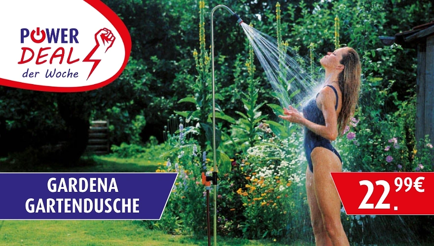Gartendusche f&uuml;r 22,99 € im Angebot