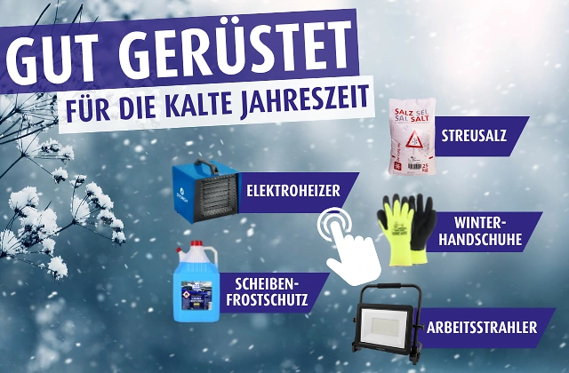 gut gerüstet Aktion