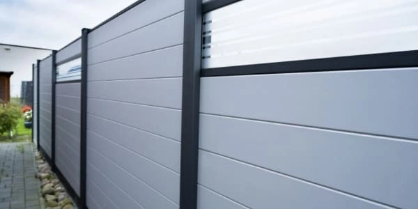 Sichtschutz Aluminium 600x300px