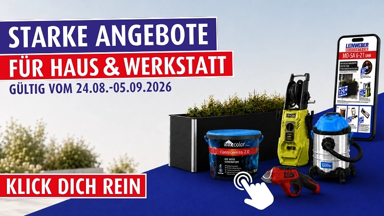 Angebote f&uuml;r Haus & Werkstatt bei Leinweber