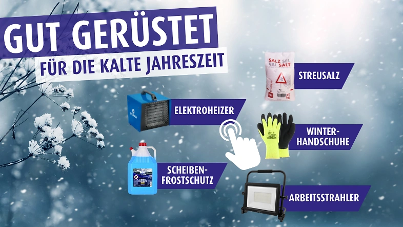 gut gerüstet Aktion