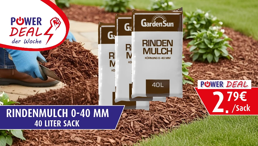Rindenmulch im Angebot f&uuml;r 2.79€