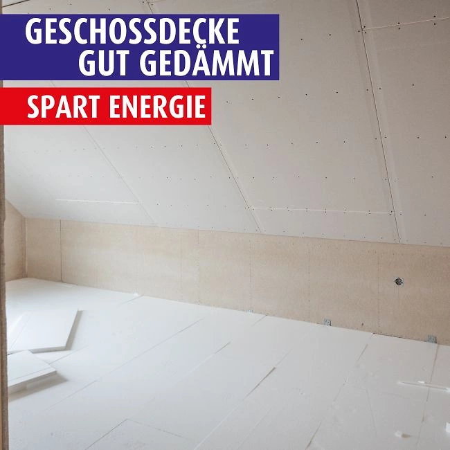 Energetische Sanierung Dämmung Geschossdecke