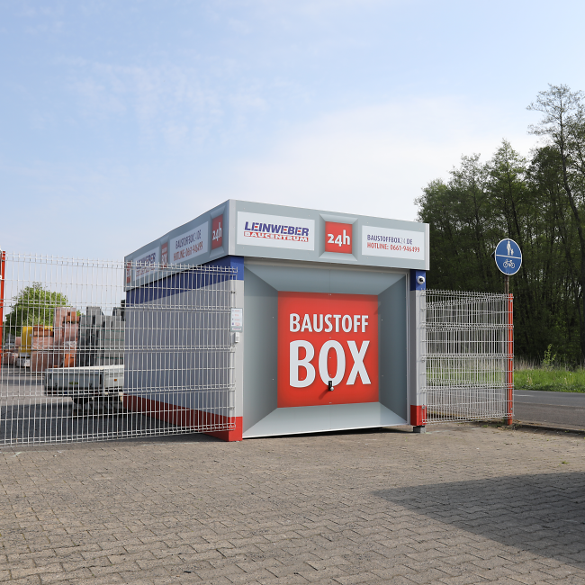 Baustoffbox geschlossen