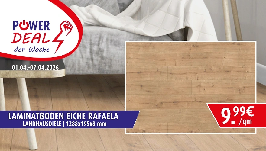 Laminatboden im Landhaus-Stil f&uuml;r 9,99 € pro qm