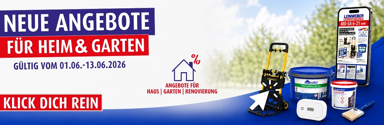 Angebote f&uuml;r Heim & Garten vom 01.06 - 13.06.2026