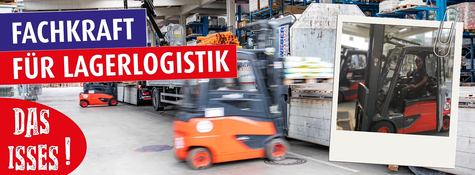 Das isses Ausbildung zur Fachkraft f&uuml;r Lagerlogistik (m/w/d)