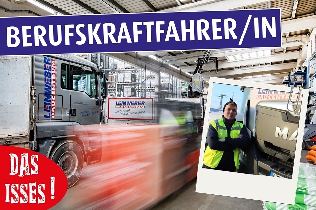 Das isses Ausbildung zum Berufskraftfahrer (m/w/d)