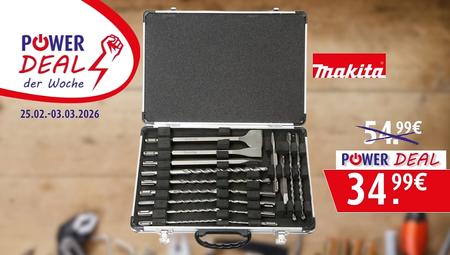 Makita Bohrer- und Mei&szlig;elset im Angebot