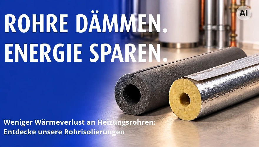 Rohre d&auml;mmen, Heizkosten sparen