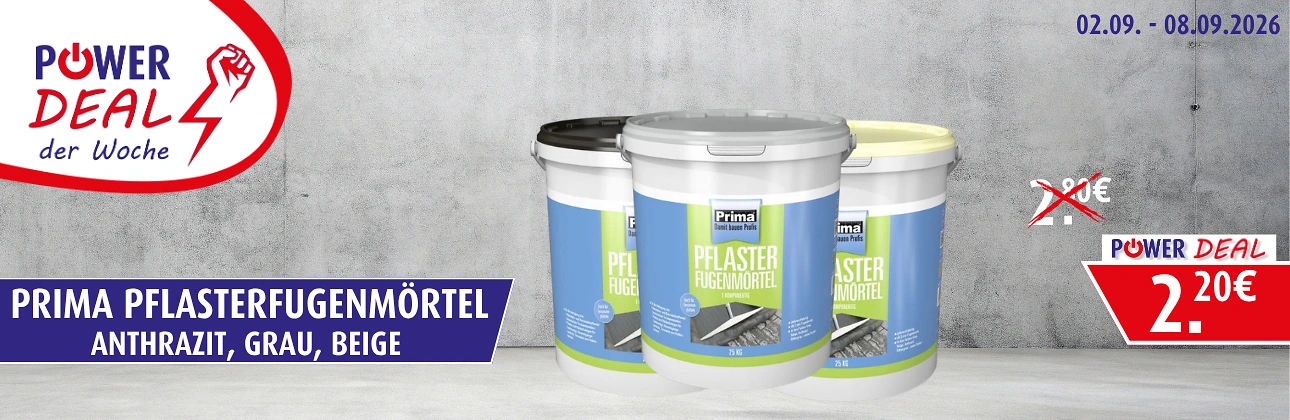 Prima Pflasterfugenm&ouml;rtel in anthrazit, grau und beige