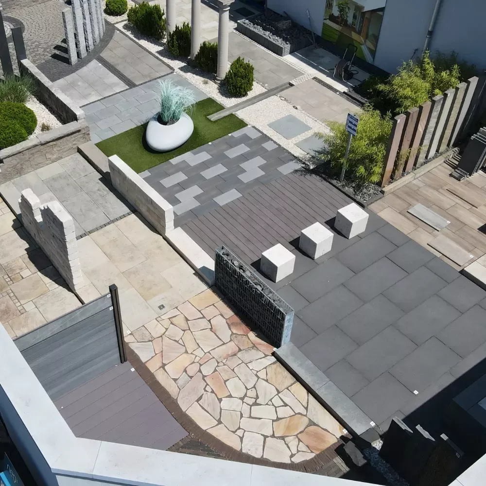 Drohnenfoto Mustergarten Fulda 1000x1000 px