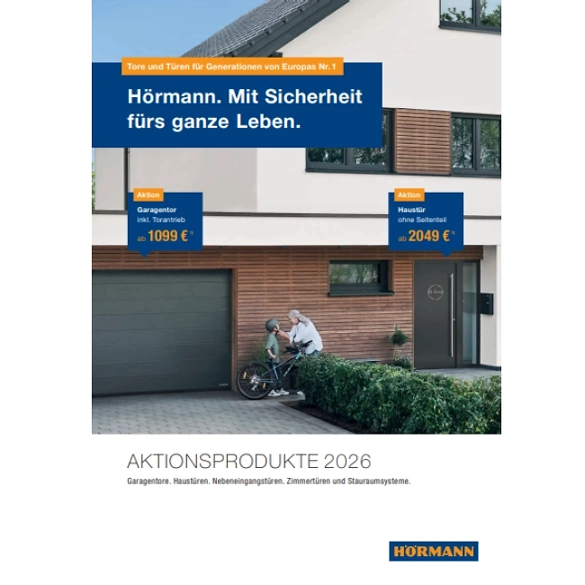 H&ouml;rmann Aktionsprodukte 2026