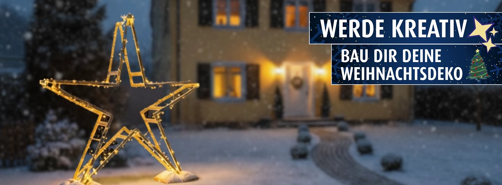 Werde Kreativ und bau dir deine Weihnachtsdekoration