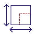 Icon Wohnfl&auml;che 128x128 px