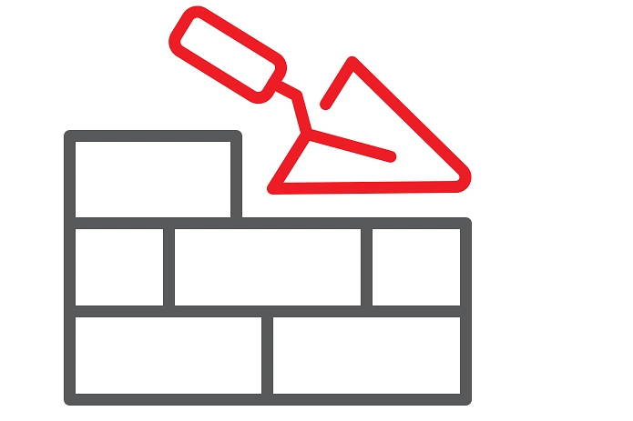 Icon Hoch Tiefbau Estrich