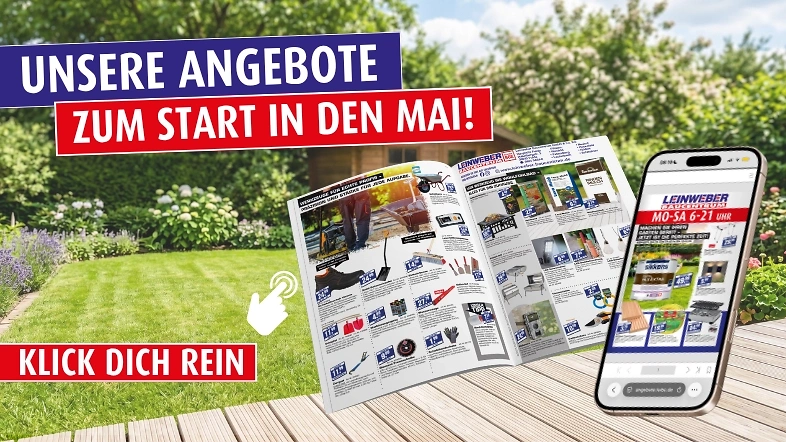 Neue Angebote zum Start in den Mai