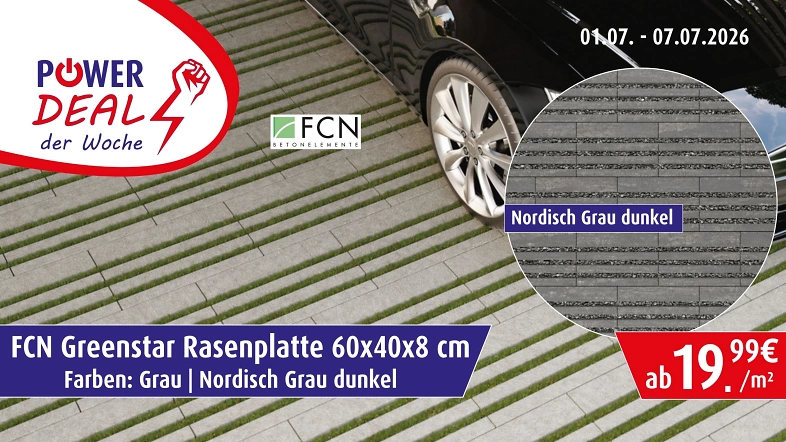 FCN Rasenplatte im PowerDeal ab 19,99€