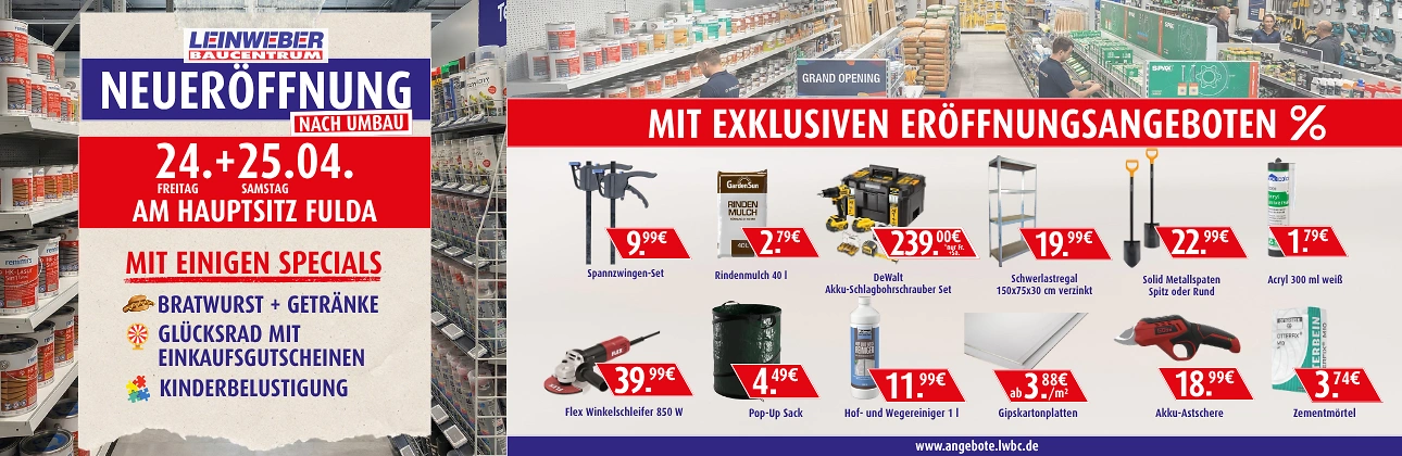 24.04+25.04 Fulda Neuer&ouml;ffnung