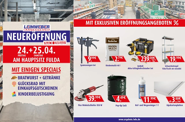 24.04+25.04 Fulda Neuer&ouml;ffnung