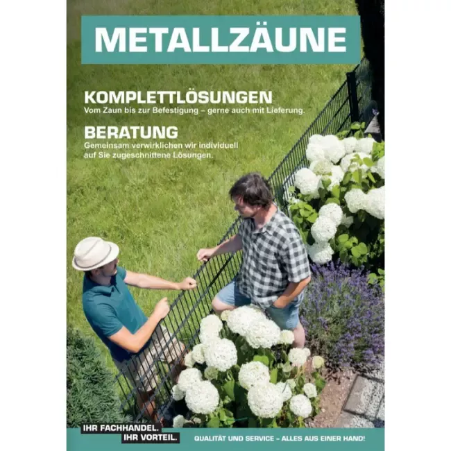 Magazin für Metallzäune
