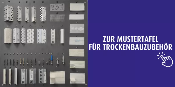 Zur Mustertafel für Trockenbauzubehör