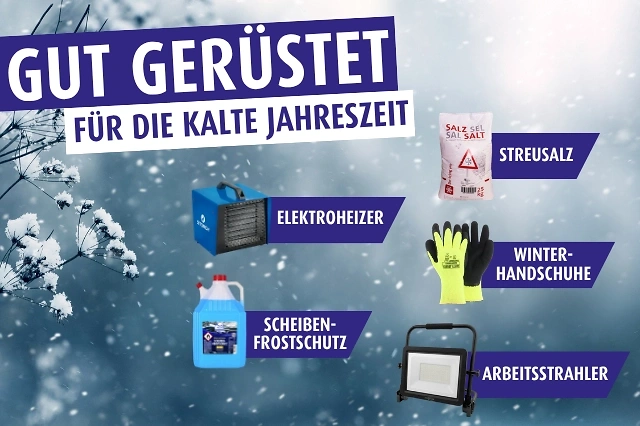 gut gerüstet Aktion