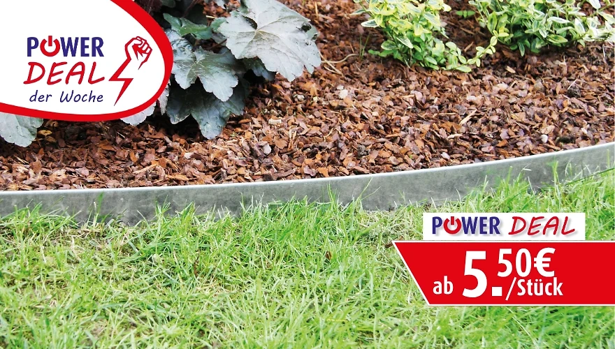 Rasenkante Metall f&uuml;r 5,50 € im Angebot