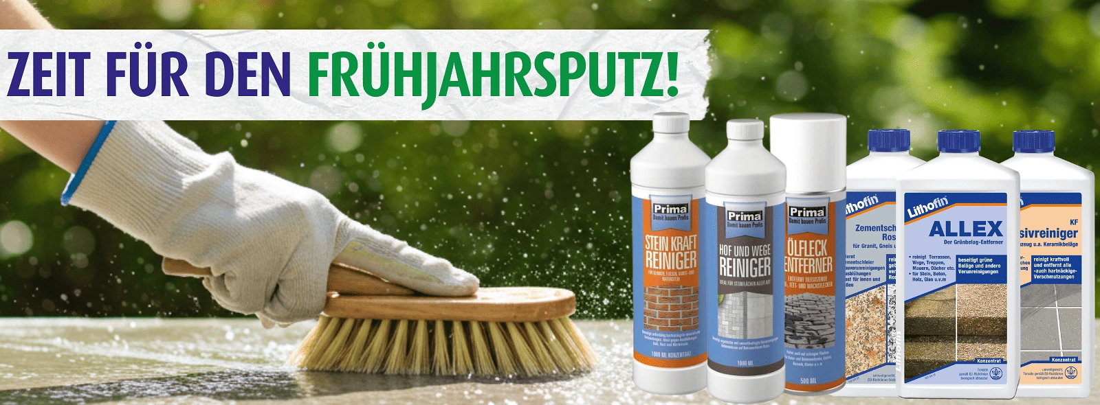 Reiniger f&uuml;r den Au&szlig;enbereich