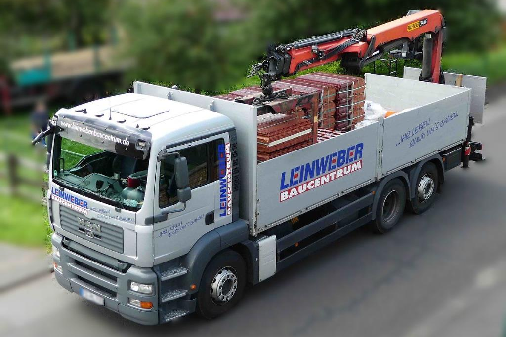 Leinweber LKW mit Kran Leinweber LKW mit Kran