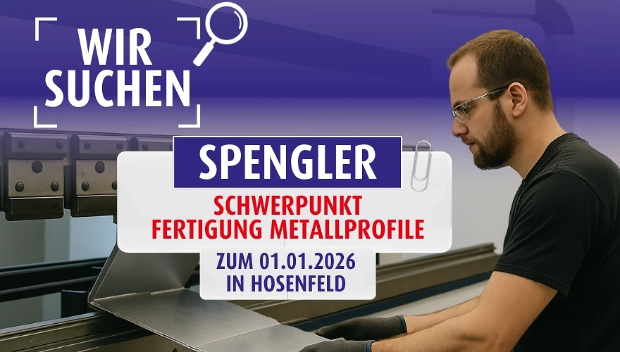 Wir suchen einen Spengler in Hosenfeld