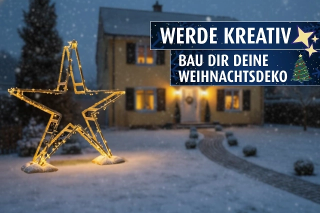 Werde Kreativ und bau dir deine Weihnachtsdekoration