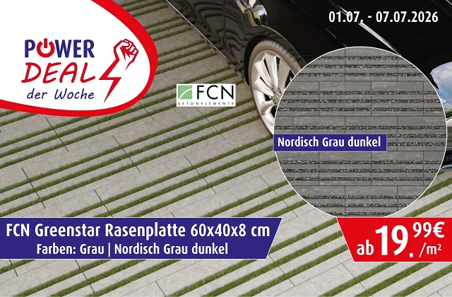 FCN Rasenplatte im PowerDeal ab 19,99€