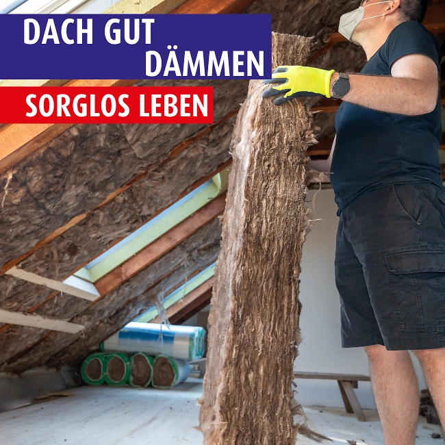 Energetische Sanierung Dachdämmung PNG