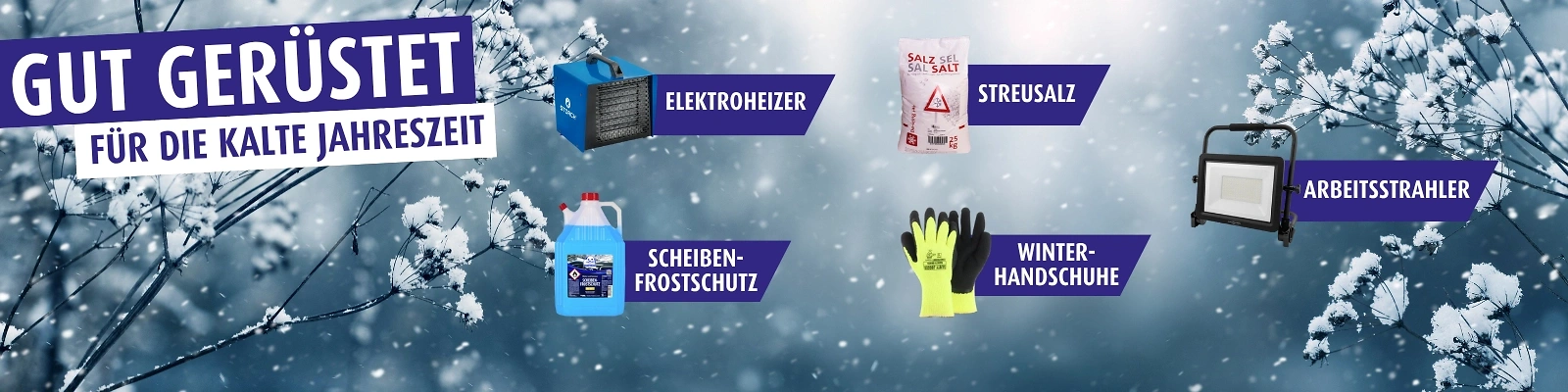 gut gerüstet Aktion