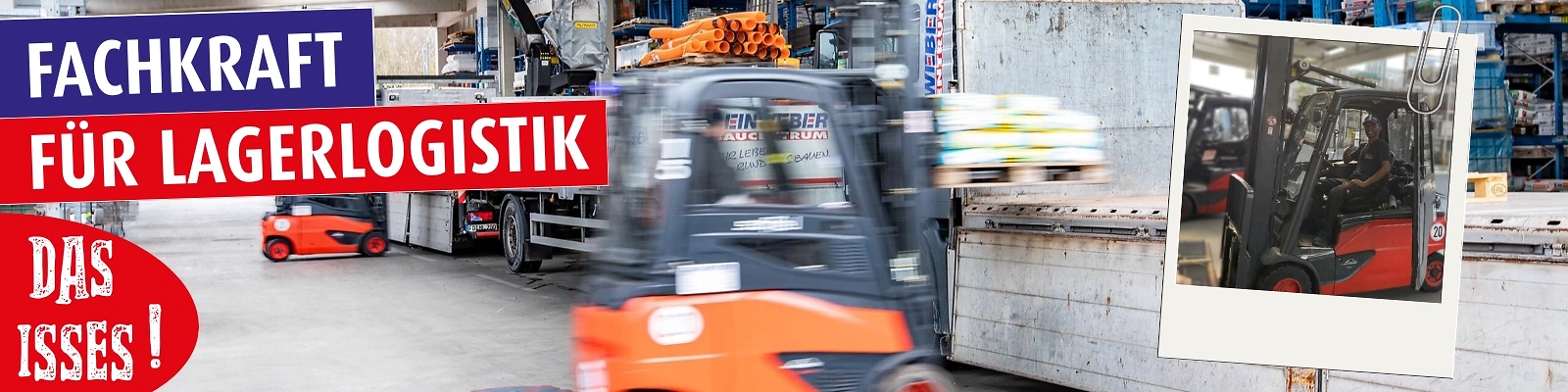 Das isses Ausbildung zur Fachkraft f&uuml;r Lagerlogistik (m/w/d)
