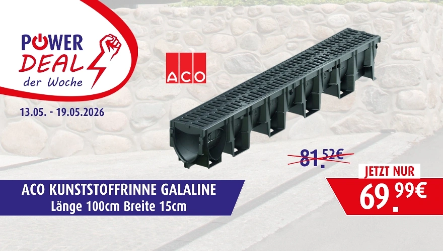 Aco Kunststoffrinne Galaline im Angebot f&uuml;r 69,99€