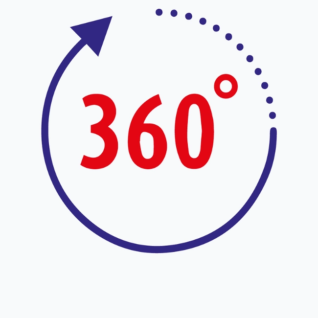 Leinweber 360 Grad Logo