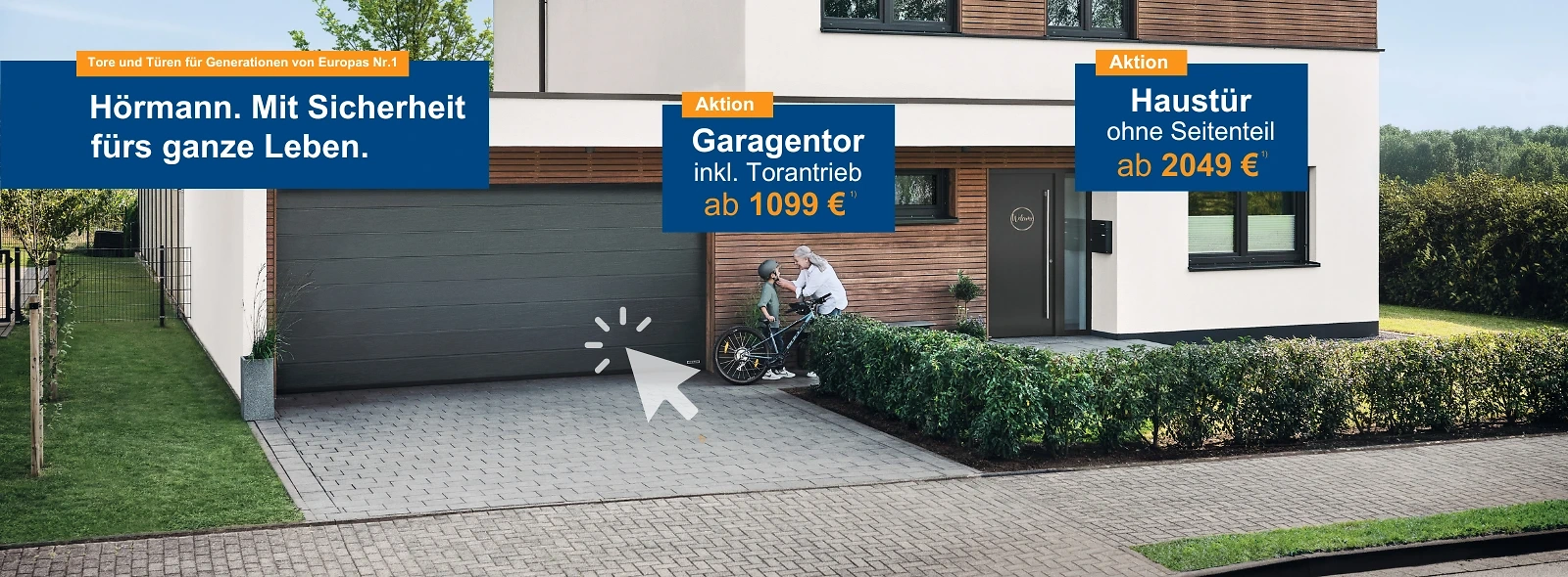 H&ouml;rmann Haust&uuml;r und Garagentor Angebot