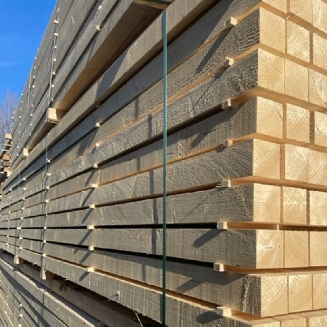 Kachelbild Schnittholz