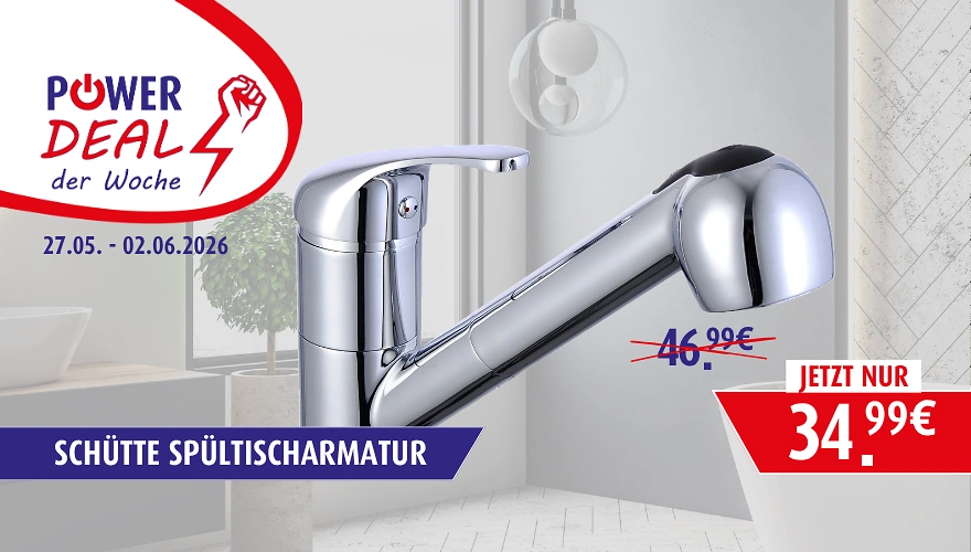 Sp&uuml;ltischarmatur im Angebot f&uuml;r 34,99 €