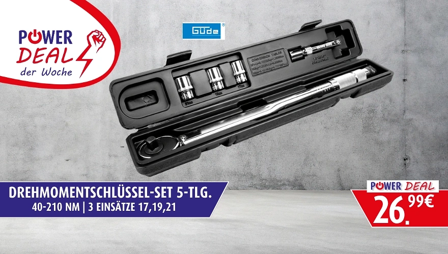 Drehmomentschl&uuml;ssel-Set im Angebot f&uuml;r 26,99 €