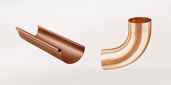 Dachrinnen Kupfer Dachrinne 600x300px