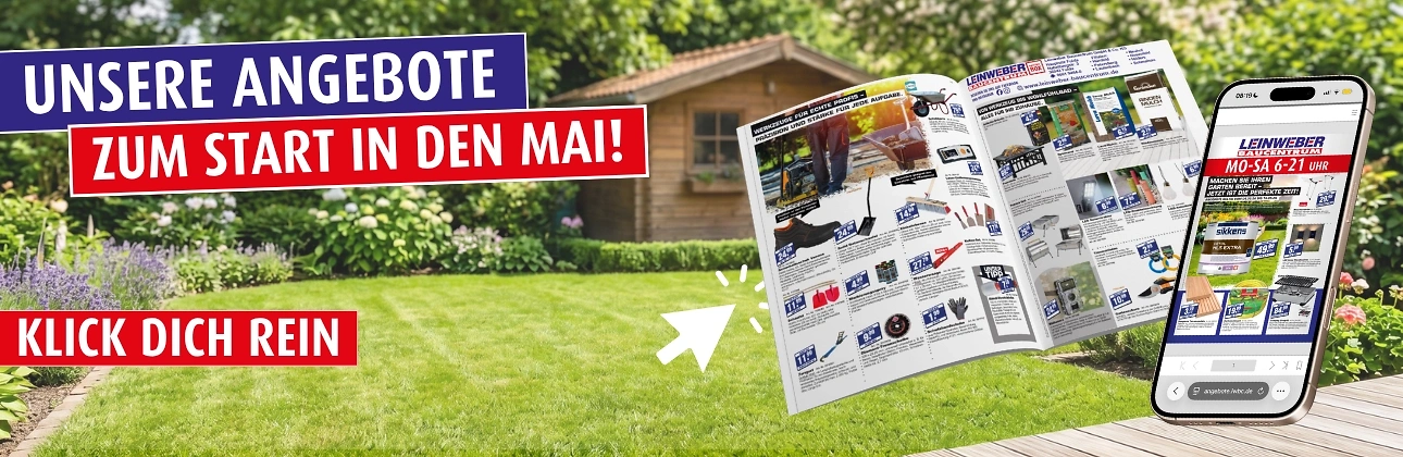 Neue Angebote zum Start in den Mai